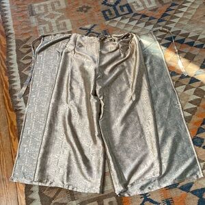 THAI SILK wrap around pants. Imperfection found